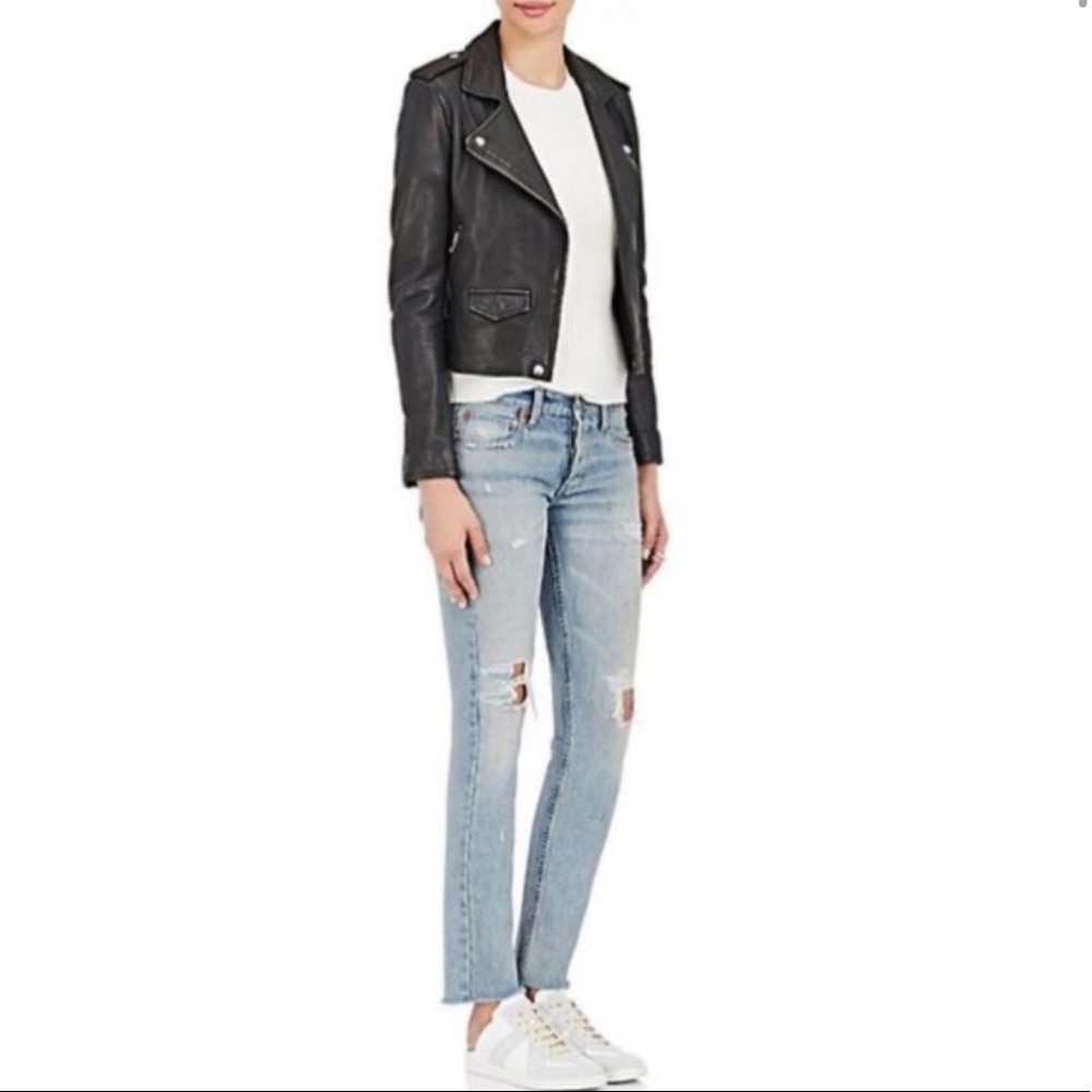 RE/DONE Originals Low Rise Skinny in Light Repair